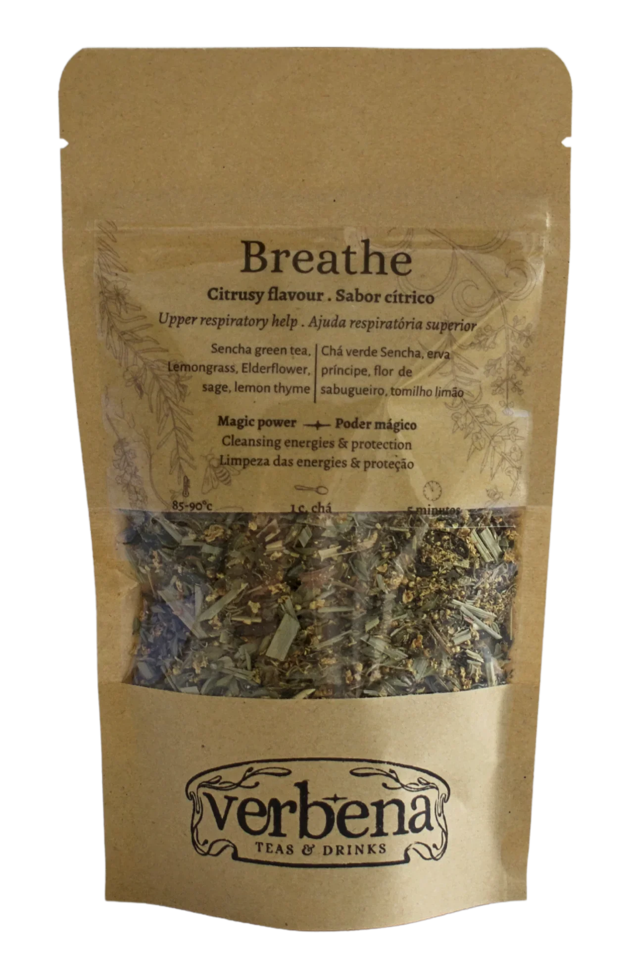 Herbal Tea - Breathe | Upper Respiratory health - Verbena herbals