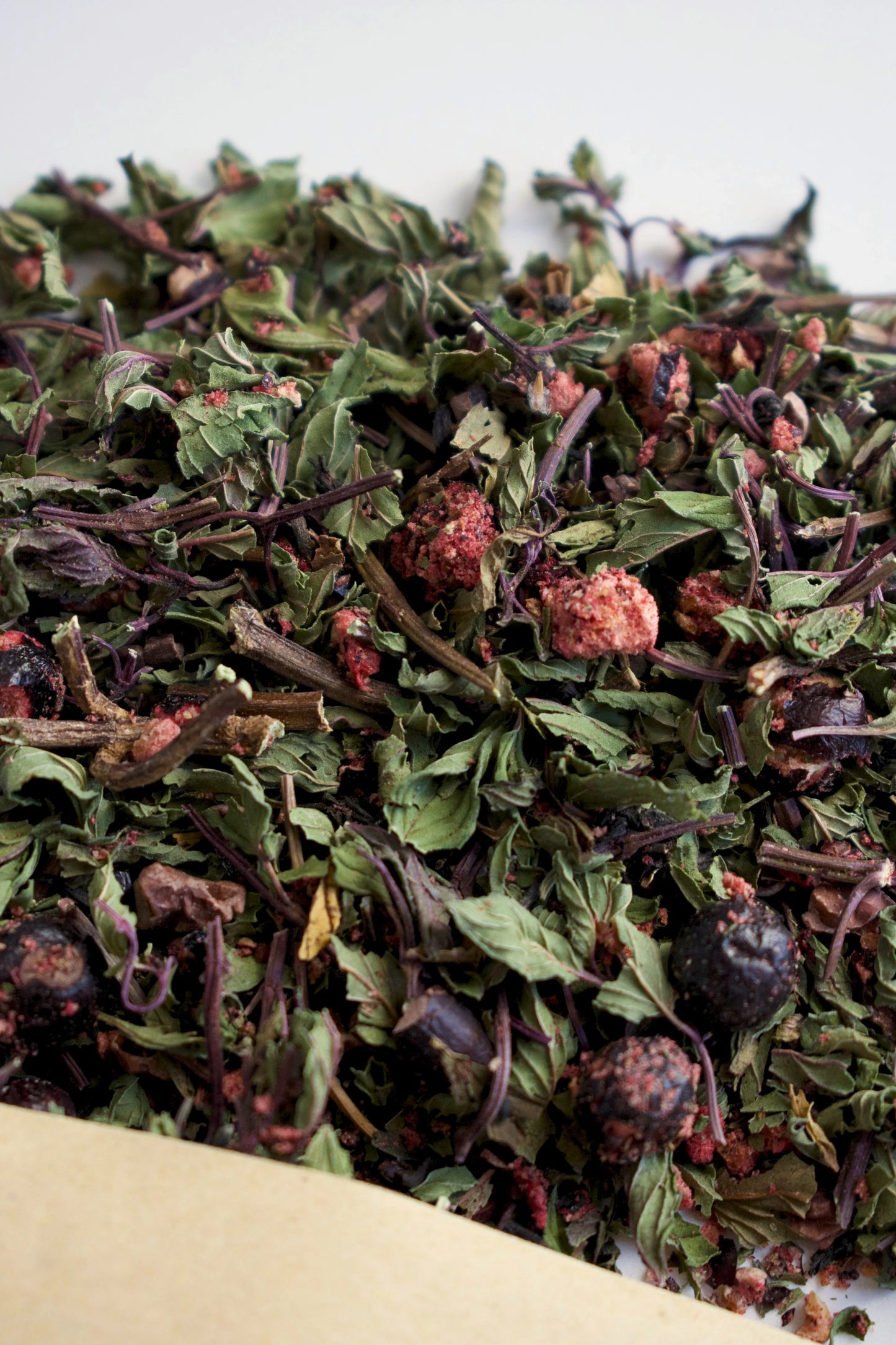 Herbal Tea - Amor - with Cacao & Portuguese Mints | Love & Self-Care Tea - Low teine level - Verbena herbals