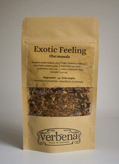 Chá - Exotic Feeling - Mistura de Chai Masala | Chá Preto com Especiarias