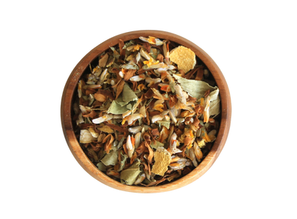 Herbal Infusion - Throat Chakra with Liquorice & Orange Blossom | Soothing Throat Support - Verbena herbals